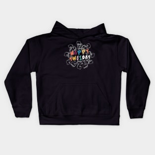 Twosday 2022 Teacher Kids Hoodie